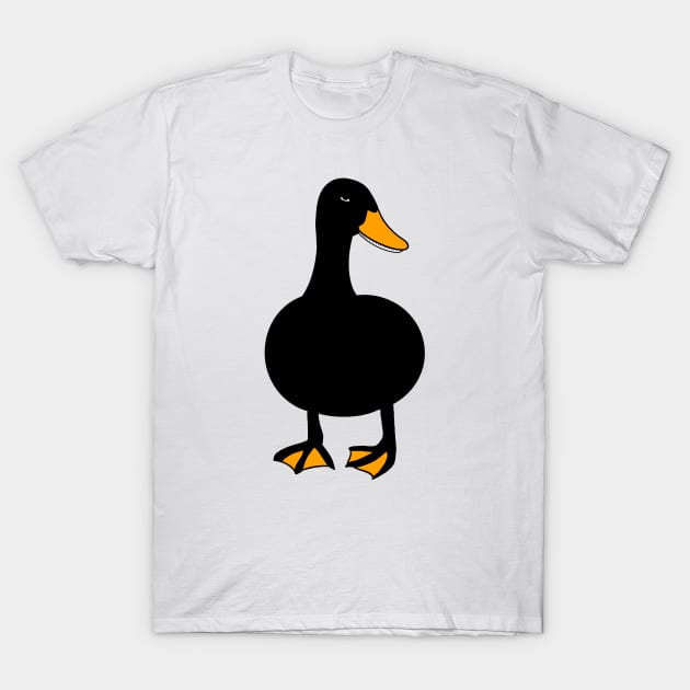 Black Duck T-Shirt by Brains